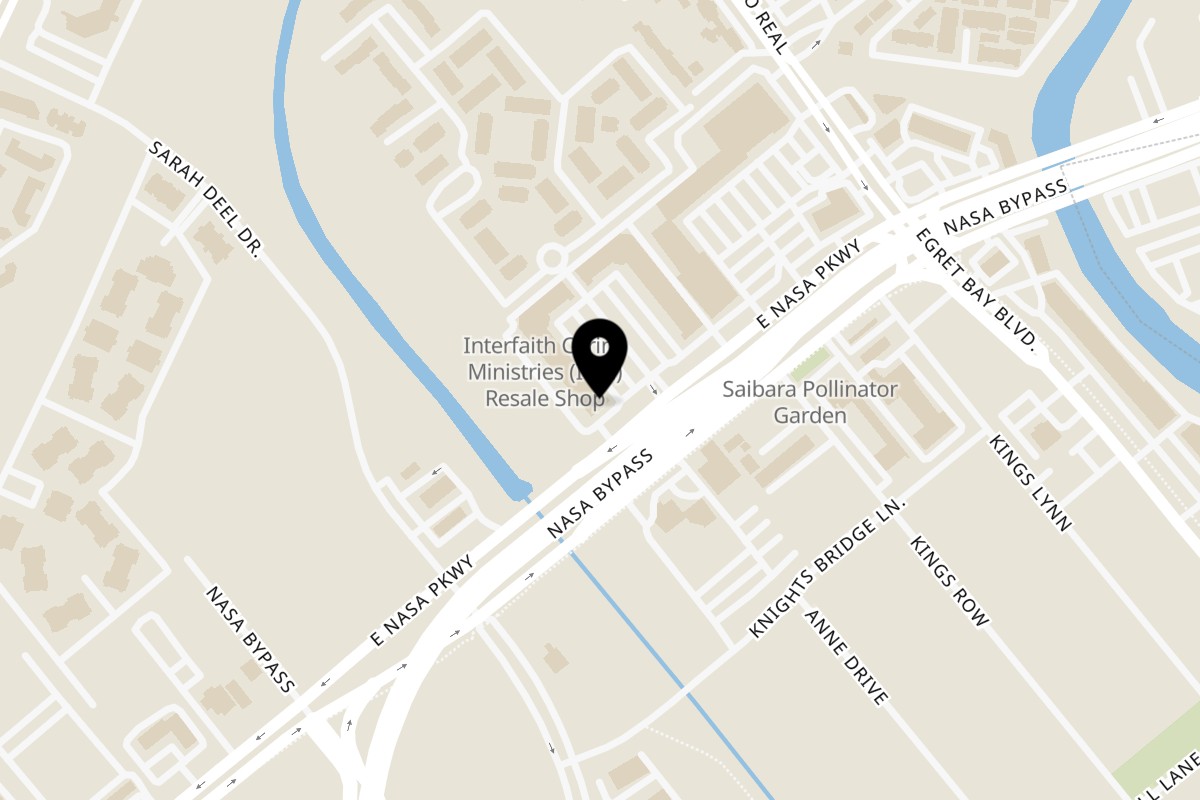 Map showing the location of Texas Huddle on 803 E NASA Pkwy Suite 100 in Webster